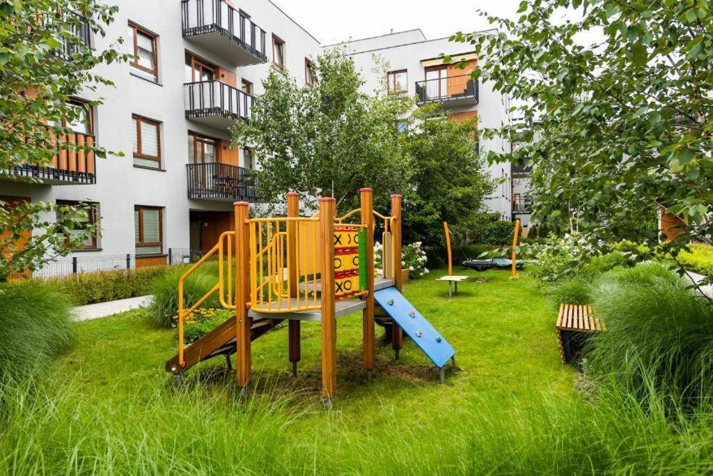 Luxury Garden Apartment Varsovia Exterior foto